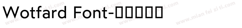 Wotfard Font字体转换